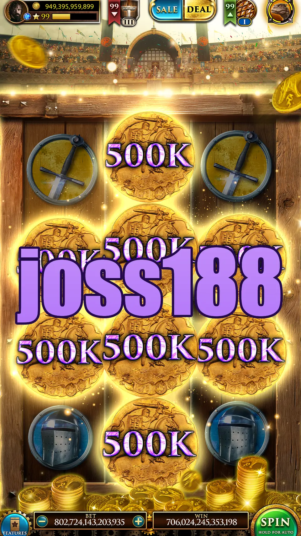 joss188 Tangkapan Layar Resmi APK